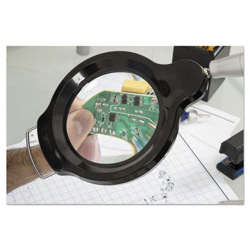 BLACK+DECKER Pureoptics Summit Zoom Ultra Reach Magnifier Led Desk Light, 2 Prong, 29", Black freeshipping - TVN Wholesale
